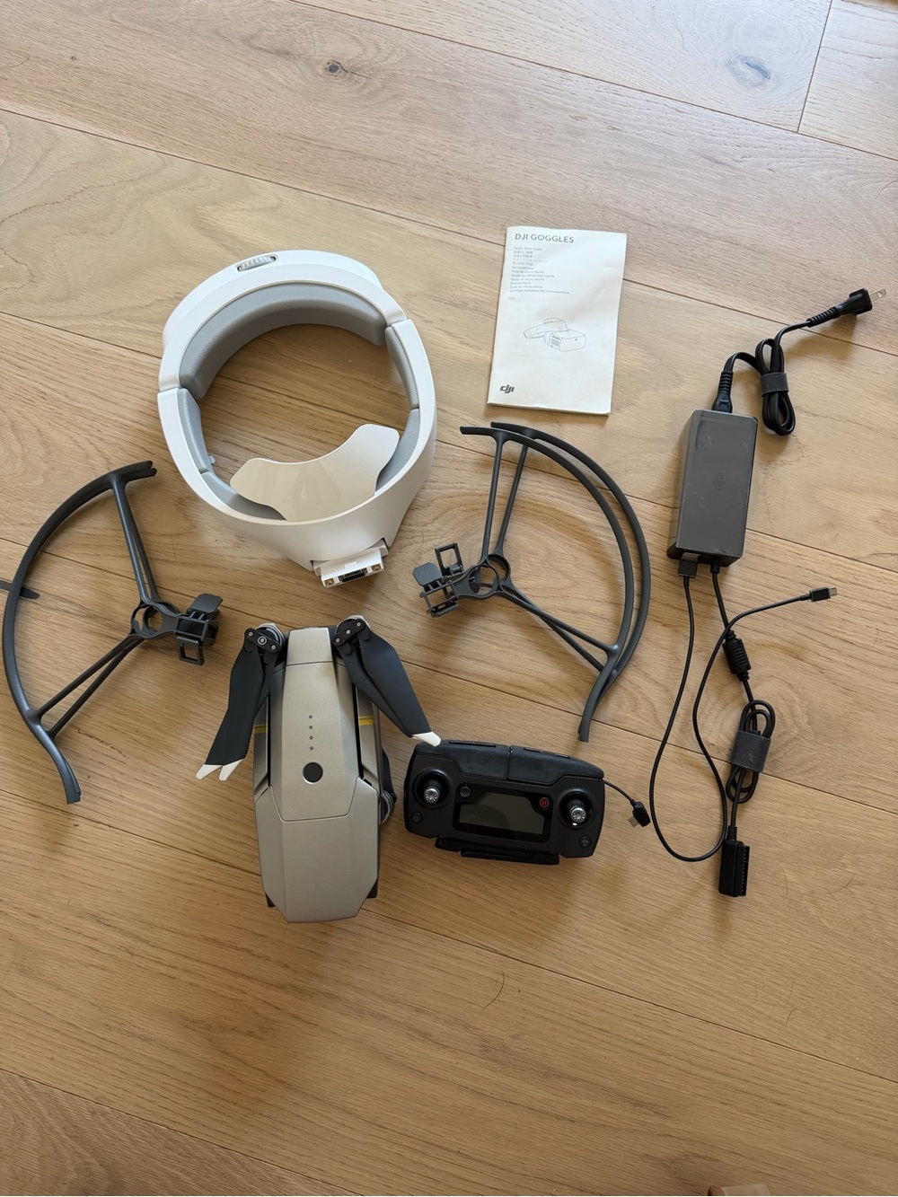 2018 DJI Mavic Pro Platinum + DJI Goggles Bundle